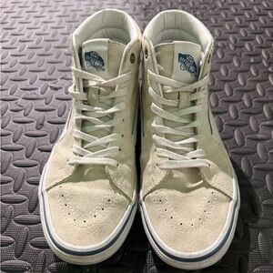 Vans Cream High-Top Sneakers Pop Cush